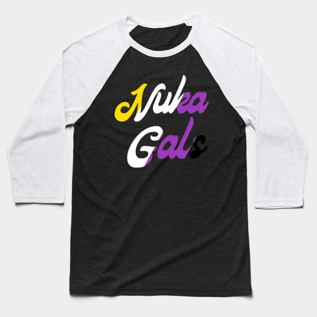 Nuka Gals Non-binary Baseball T-Shirt by Nuka Gals